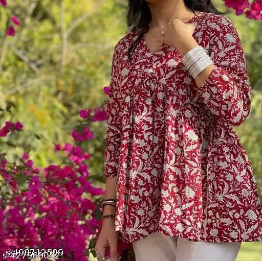 Beautiful trendy V NECK top