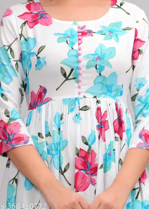 fenshi Anarkali long size kurti