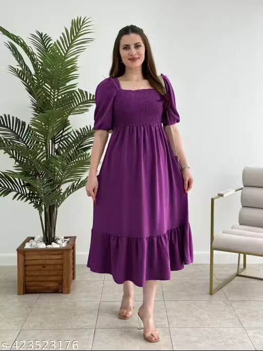 fancy gathered women dress &amp; gown