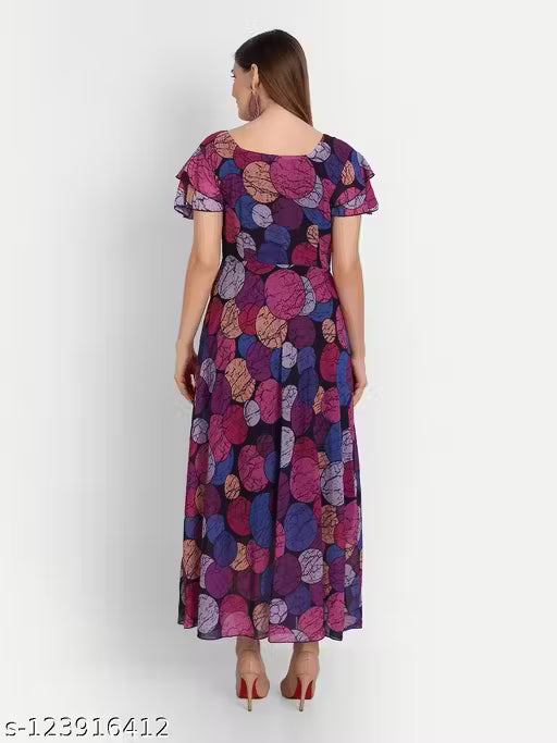 BEAUTYFUL LADIES DESIGNER ONE PIECE GOWN ALSO IN BIG SIZ