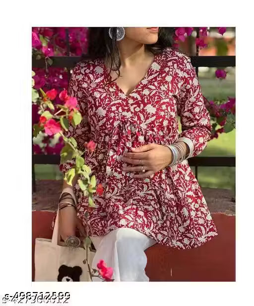 Beautiful trendy V NECK top