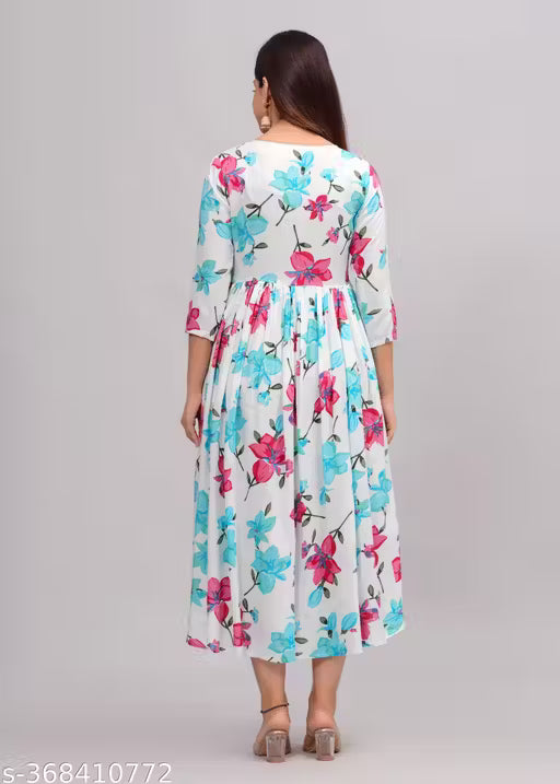 fenshi Anarkali long size kurti